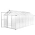 Greenhouse Aluminium 421x190x195 cm 15.6 m³