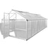 Greenhouse Aluminium 481x250x195 cm 23.44 m³