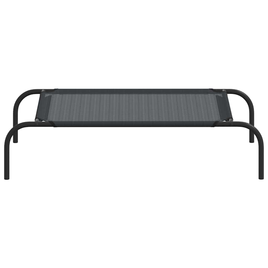 Elevated Dog Bed Black S Textilene