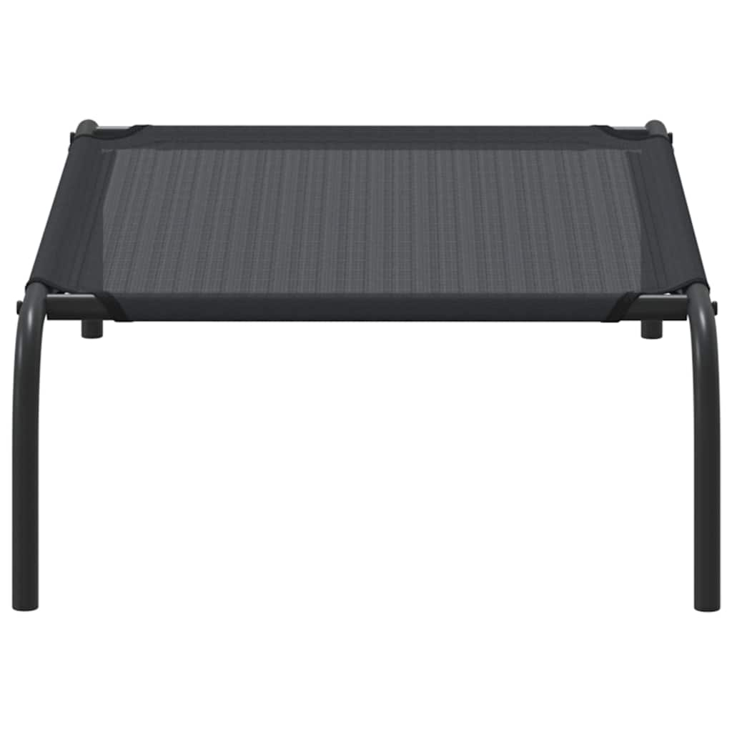 Elevated Dog Bed Black S Textilene