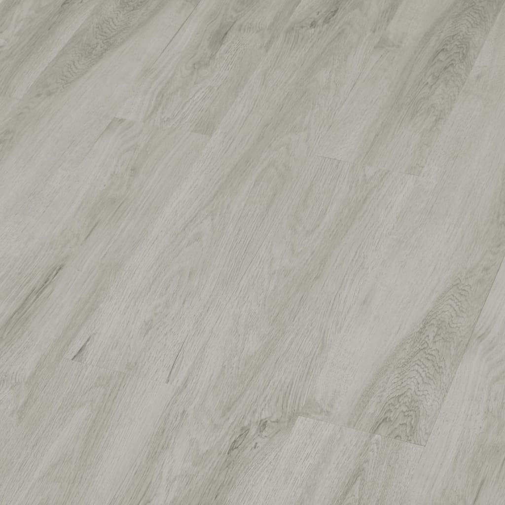 Self-adhesive Flooring Planks 4.46 m² 3 mm PVC Light Grey