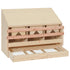 Chicken Laying Nest 3 Compartments 72x33x54 cm Solid Pine Wood