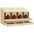 Chicken Laying Nest 4 Compartments 106x40x59 cm Solid Pine Wood