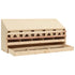 Chicken Laying Nest 5 Compartments 117x33x54 cm Solid Pine Wood