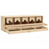 Chicken Laying Nest 5 Compartments 117x33x38 cm Solid Pine Wood