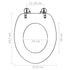 Toilet Seats with Lids 2 pcs MDF Porcelain