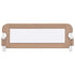 Toddler Safety Bed Rail Taupe 102x42 cm Polyester