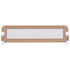Toddler Safety Bed Rail Taupe 150x42 cm Polyester