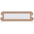 Toddler Safety Bed Rail Taupe 120x42 cm Polyester