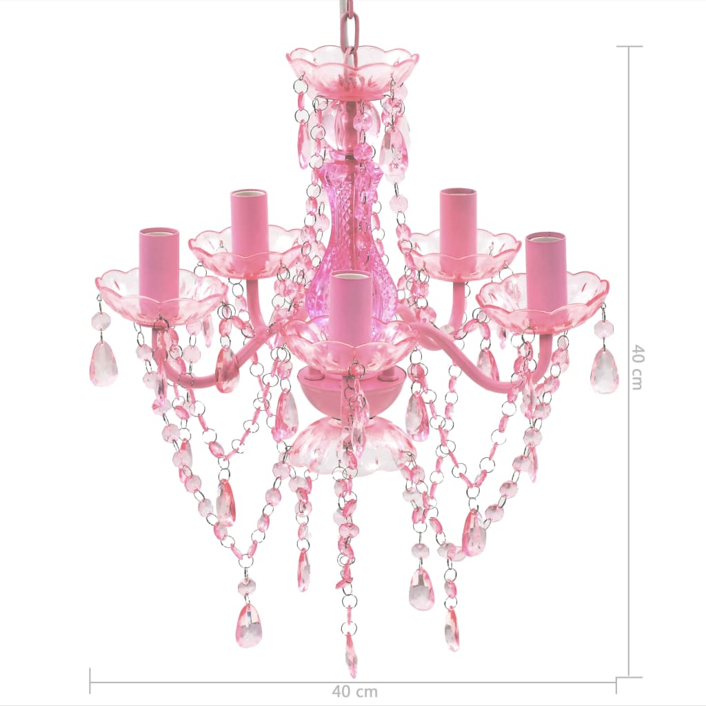 Crystal Light 5 Bulbs Pink