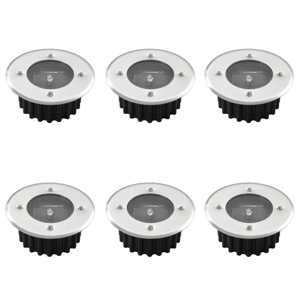 Solar 6xround Ground Spot