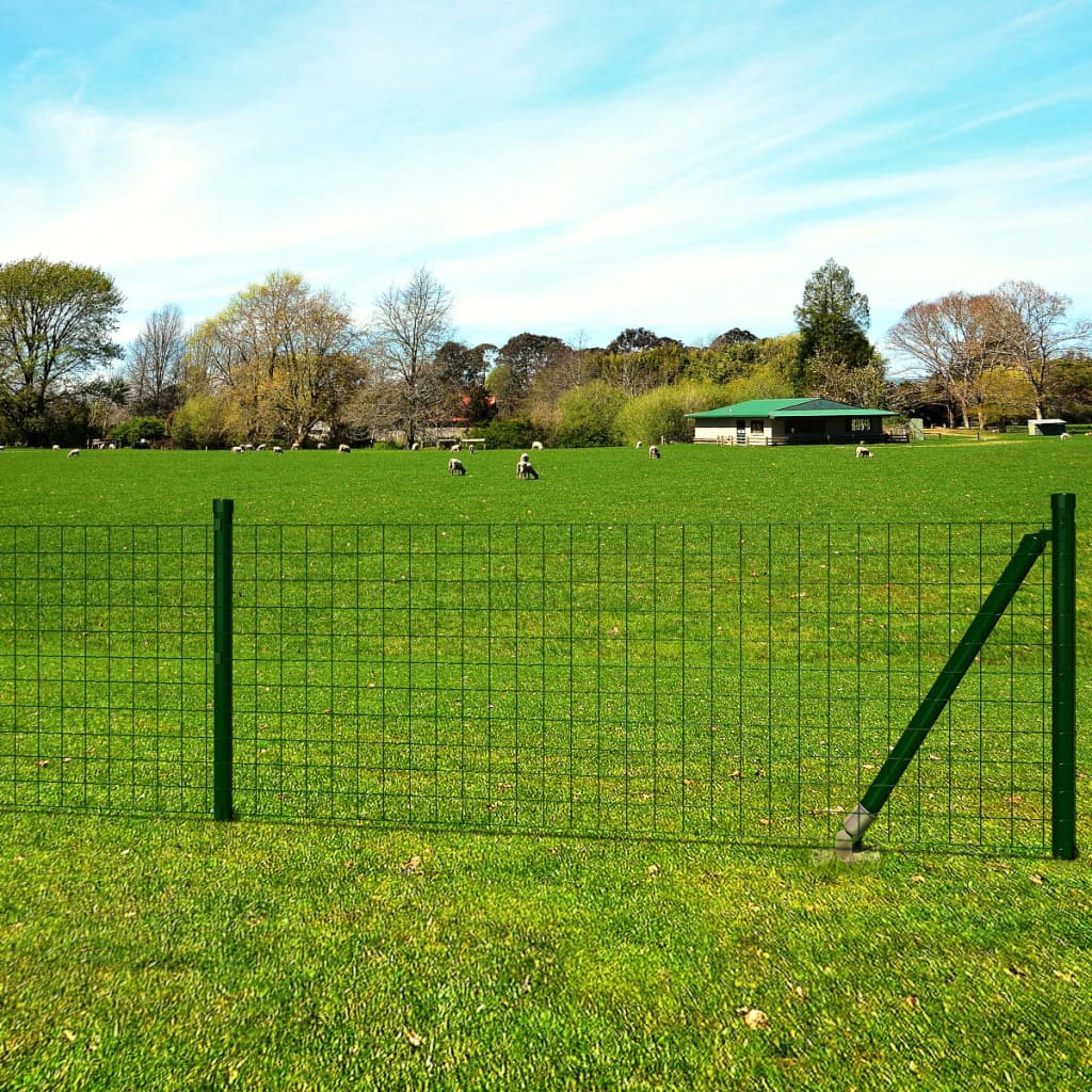 Euro Fence Steel 10 x 1.0 m Green