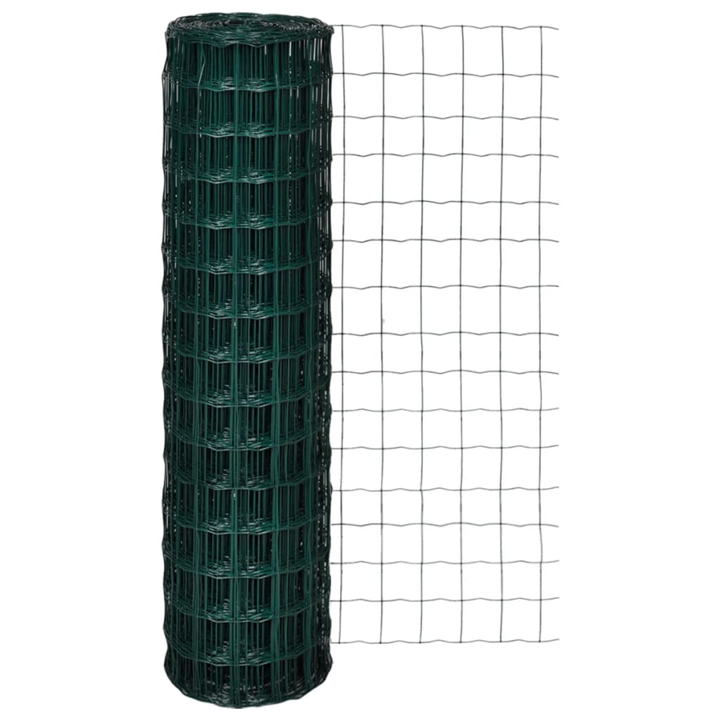 Euro Fence Steel 10 x 1.5 m Green