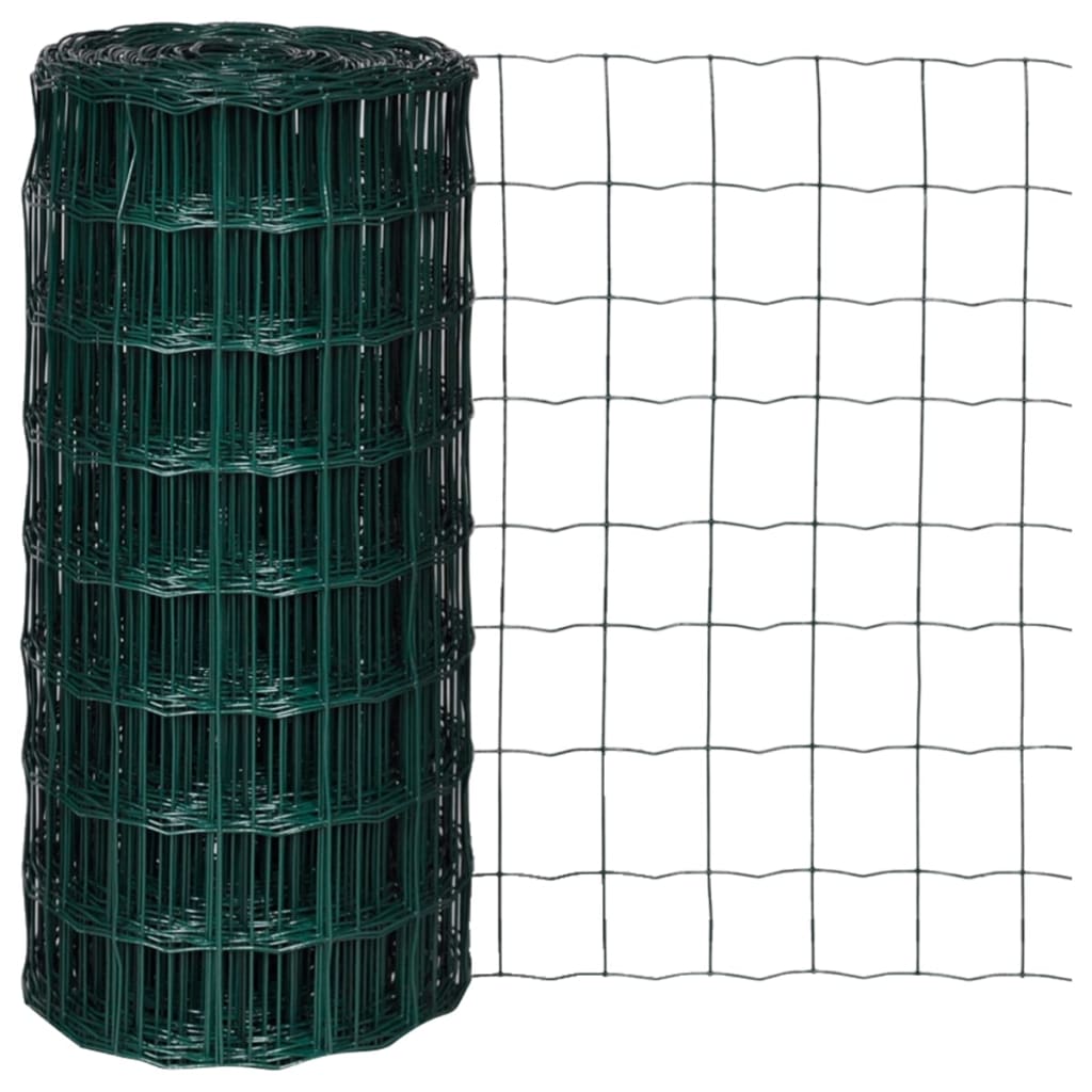 Euro Fence Steel 25x0.8 m Green