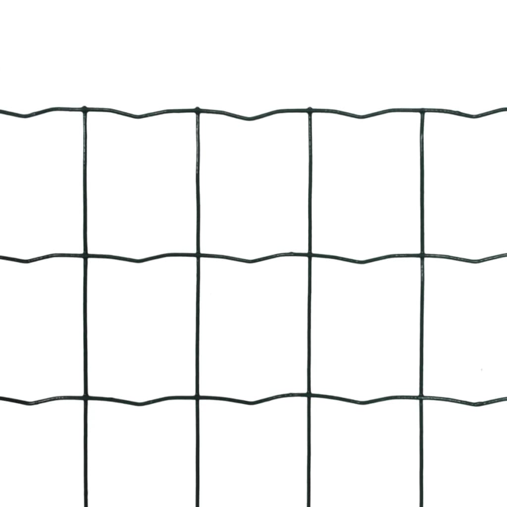 Euro Fence Steel 25x0.8 m Green