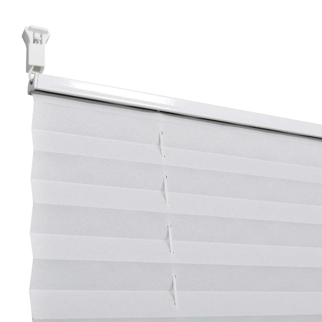 Plisse Blind 40x100cm White Pleated Blind