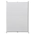 Plisse Blind 50x150cm White Pleated Blind