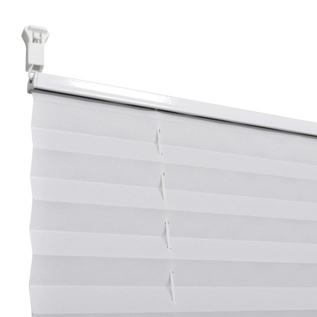 Plisse Blind 70x150cm White Pleated Blind