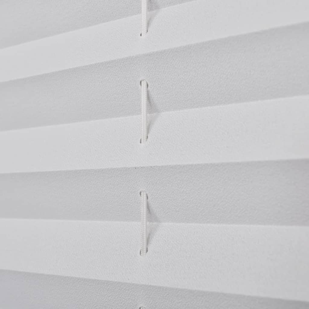 Plisse Blind 70x150cm White Pleated Blind