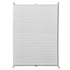 Plisse Blind 80x200cm White Pleated Blind