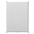 Plisse Blind 90x150cm White Pleated Blind