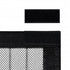 Insect Door Curtain 210 x 100 cm 2 pcs Magnet Black