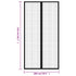 Insect Door Curtain 210 x 100 cm 2 pcs Magnet Black