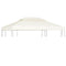 Water-proof Gazebo Cover Canopy 310 g / m²  Cream White 3 x 4 m