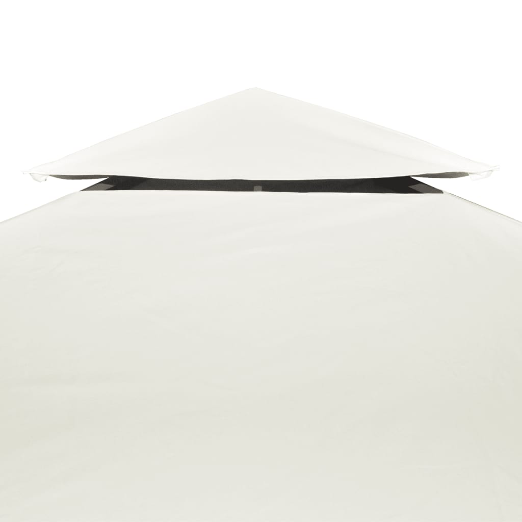 Water-proof Gazebo Cover Canopy 310 g / m²  Cream White 3 x 4 m