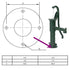 Garden Hand Water Pump Cast Iron