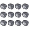 Outdoor Solar Powered LED Spotlight Stone Shape 12 pcs