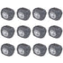 Outdoor Solar Powered LED Spotlight Stone Shape 12 pcs