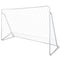 Soccer Goal Post Net Set Steel 240 x 90 x 150 cm High-quality