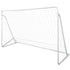 Soccer Goal Post Net Set Steel 240 x 90 x 150 cm High-quality