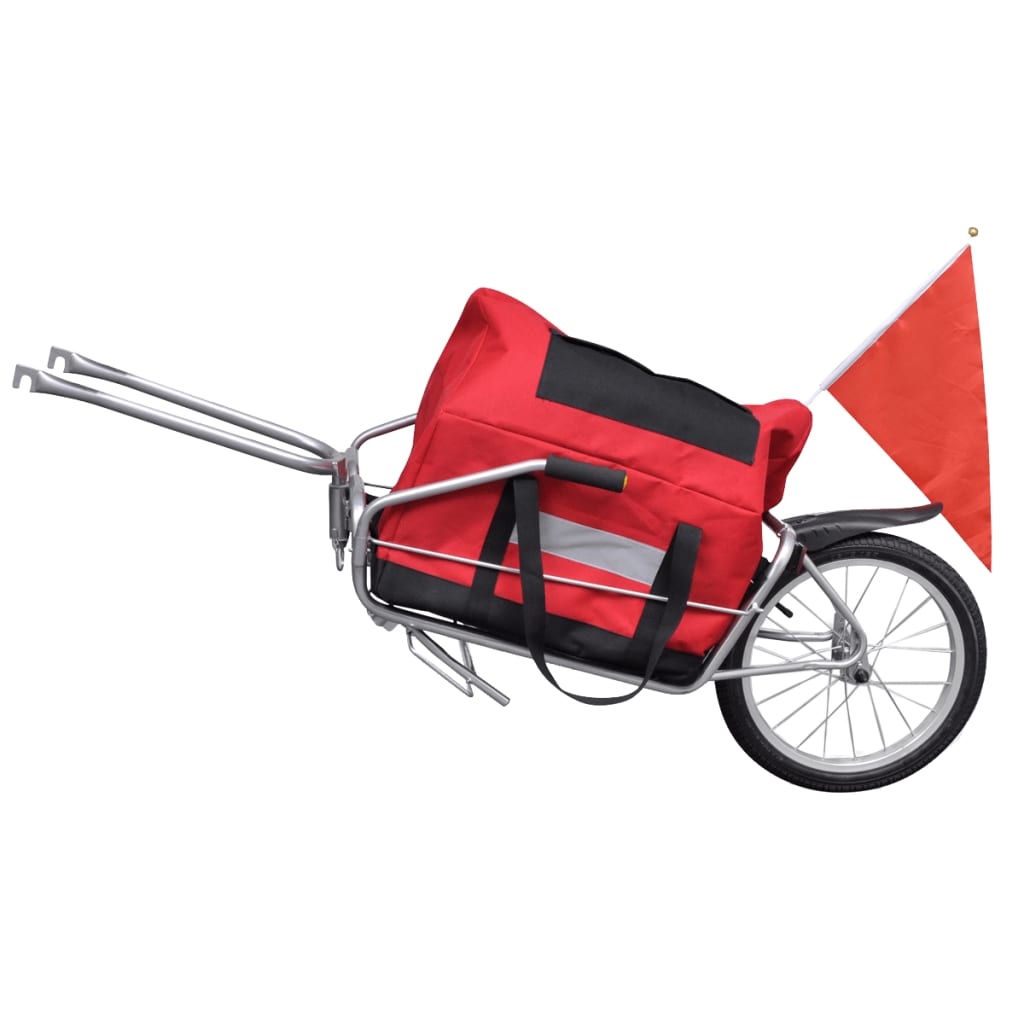 Bike Trailer One-wheel with Storage Bag