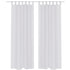 White Sheer Curtain 140 x 175 cm 2 pcs