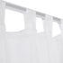 White Sheer Curtain 140 x 175 cm 2 pcs