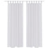 White Sheer Curtain 140 x 225 cm 2 pcs