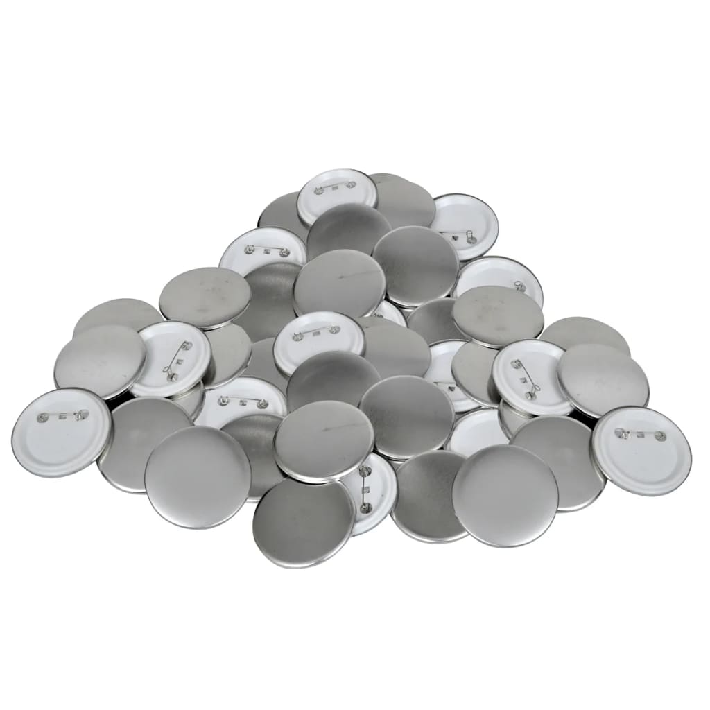 500 pcs PinBack Button Parts 44 mm