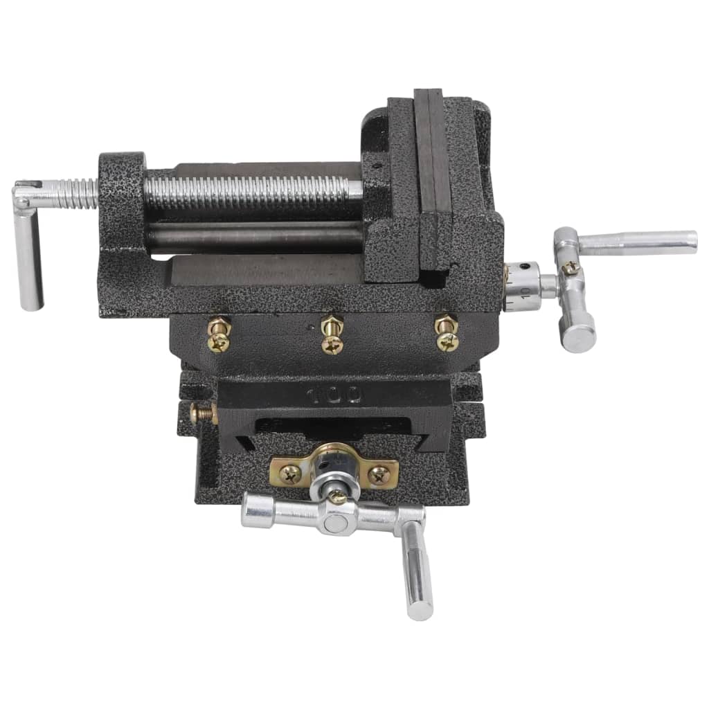 Manually Operated Cross Slide Drill Press Vice 78 mm