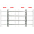 Adjustable Security Grille for Windows with 4 Crossbars 1000-1500 mm