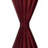 2 pcs Bordeaux Micro-Satin Curtains with Loops 140 x 175 cm