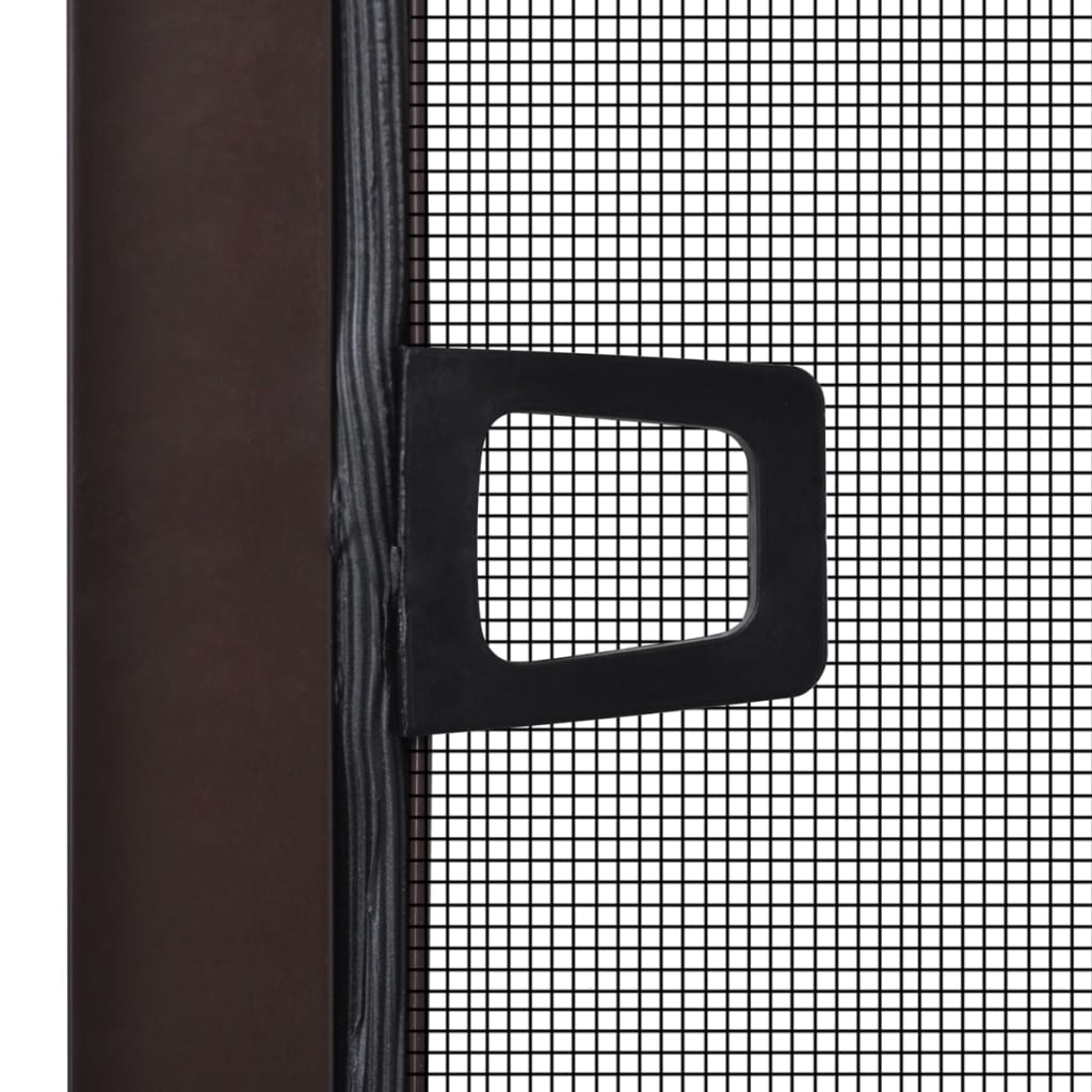 Brown Insect Screen for Windows 130 x 150 cm