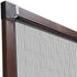 Brown Insect Screen for Windows 130 x 150 cm