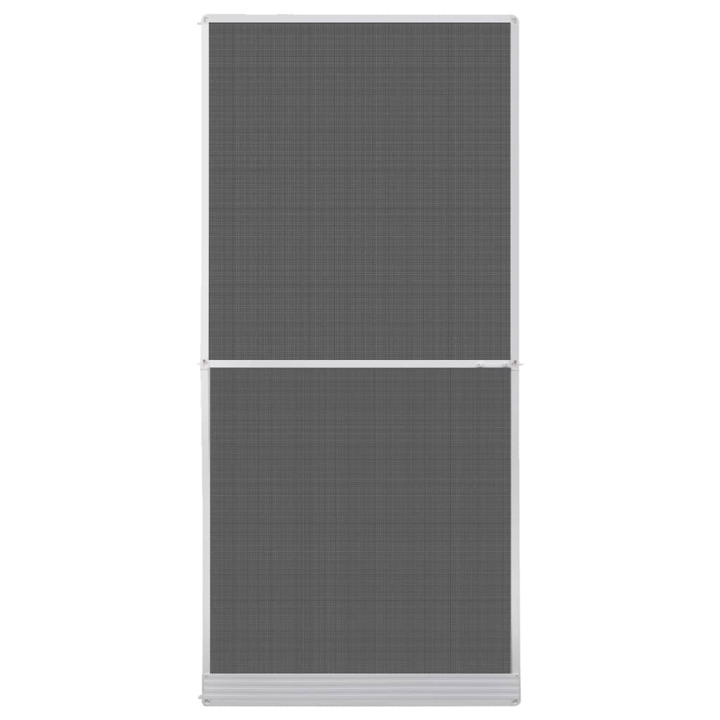 White Hinged Insect Screen for Doors 100 x 215 cm