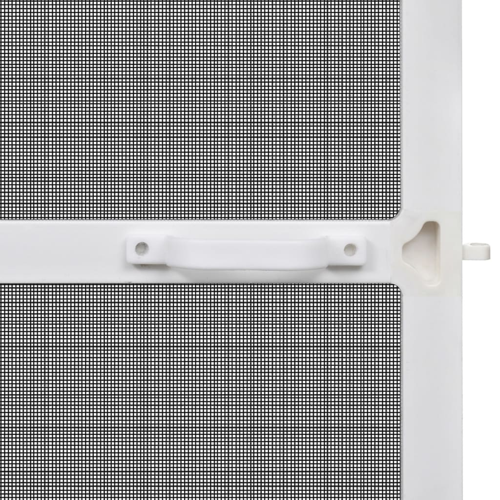 White Hinged Insect Screen for Doors 100 x 215 cm