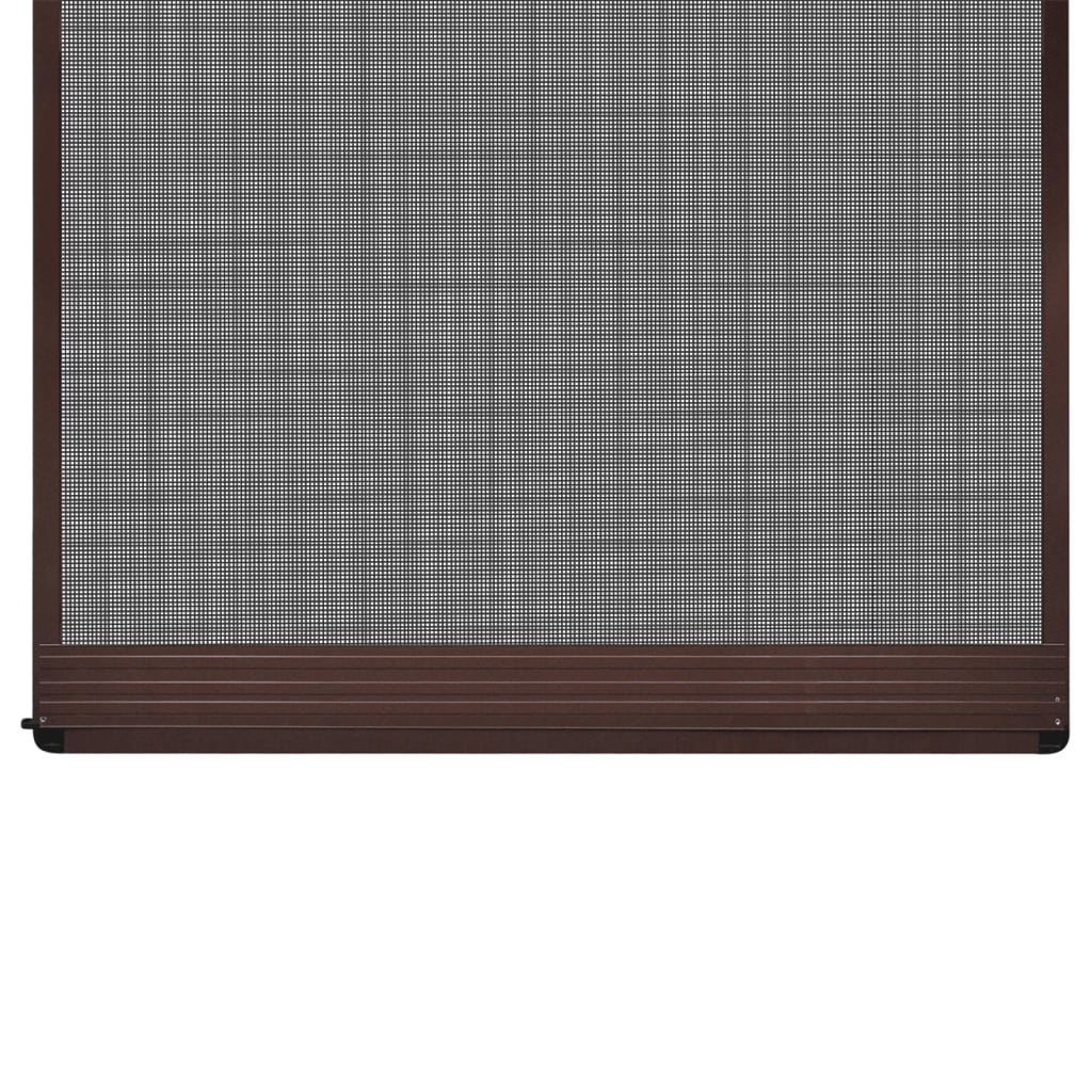 Brown Hinged Insect Screen for Doors 100 x 215 cm