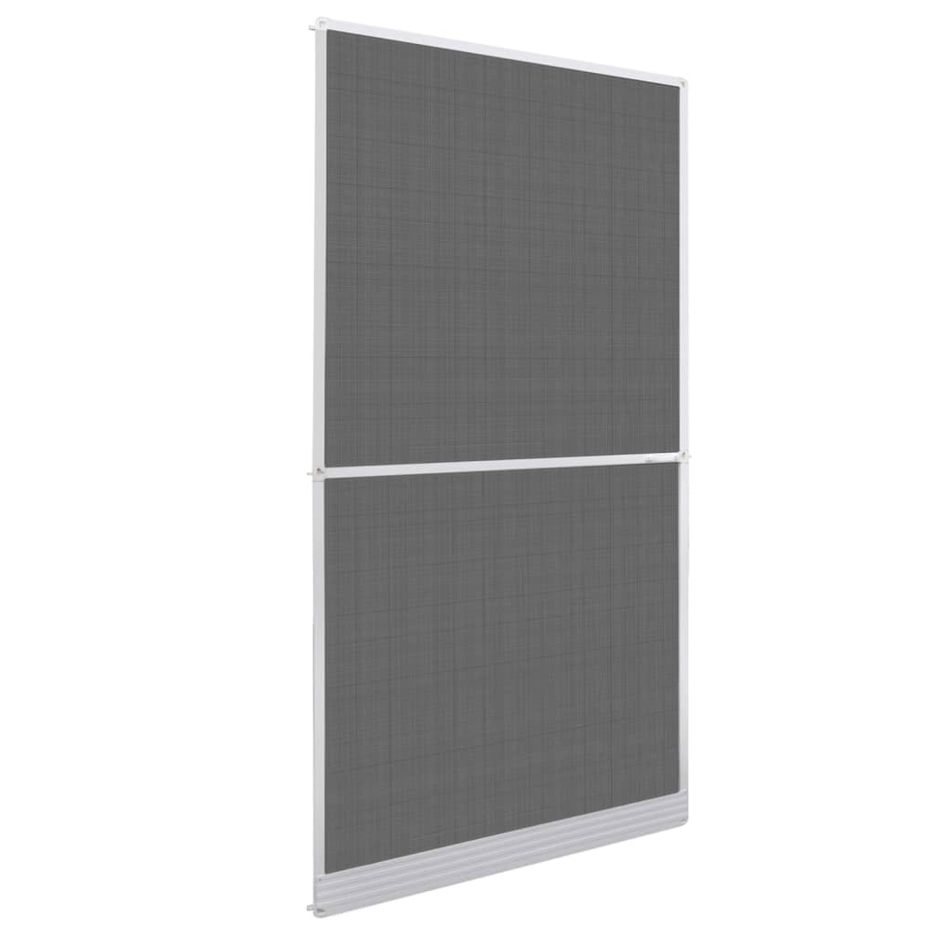 White Hinged Insect Screen for Doors 120 x 240 cm