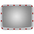 Convex Traffic Mirror Rectangle 60 x 80 cm with Reflectors