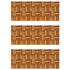 Decking Tiles 30 x 30 cm Acacia Set of 30